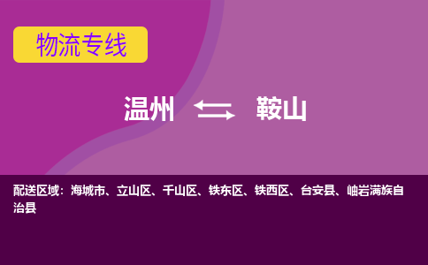 溫州到鞍山鐵西區(qū)物流專線